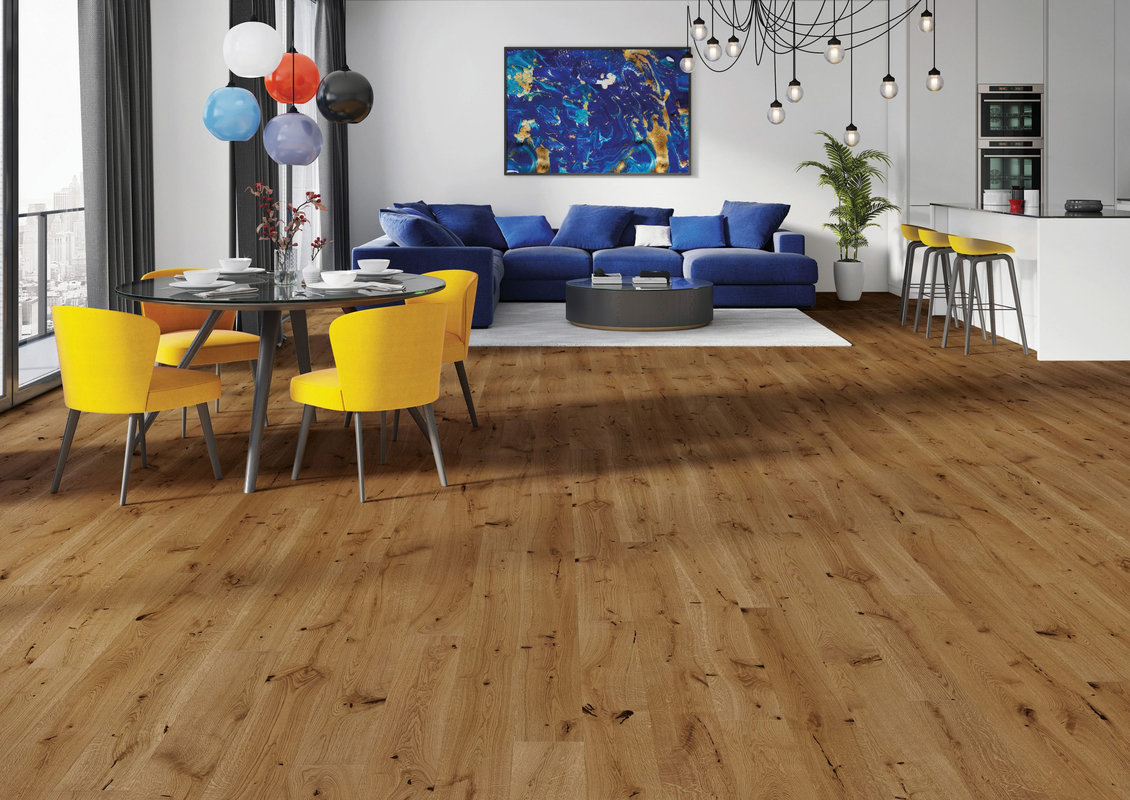 Podłoga drewniana Dąb Azores Medio Barlinek Decor Line - obrazek 2