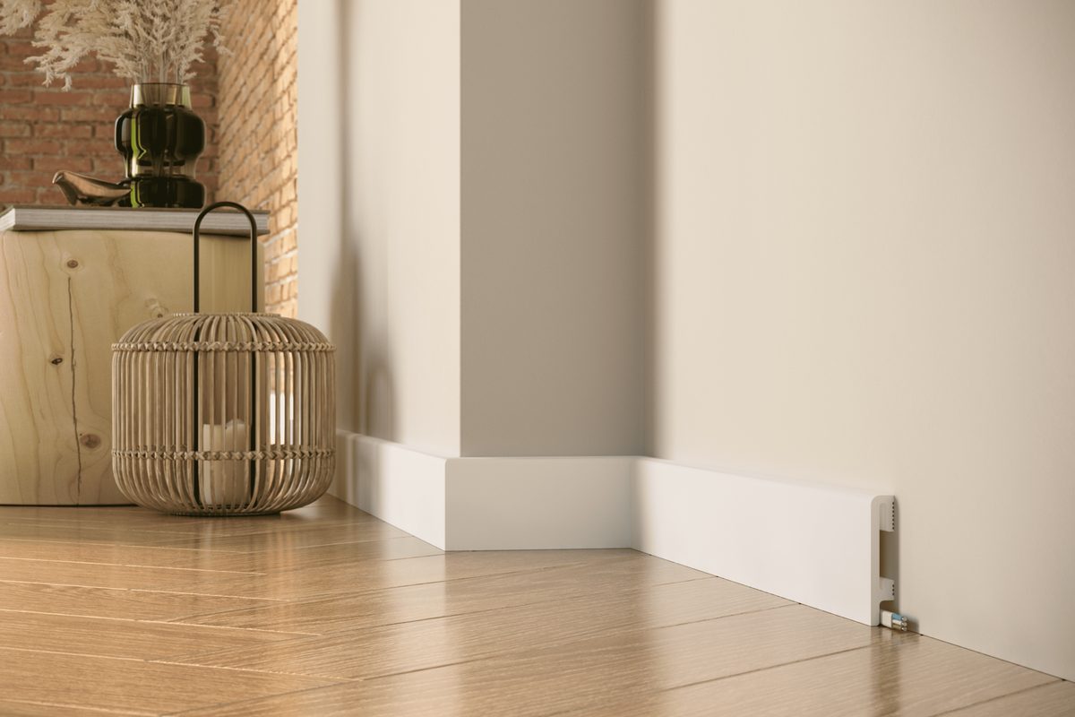 Listwa przypodłogowa Durofit Premium Floor PF080 - Biały