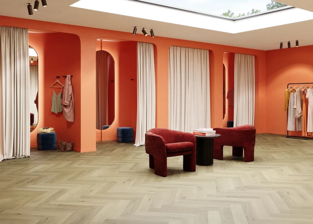 Panele winylowe Nakuru Hippo Klasa 33 7,5mm Lamett ParquetVinyl Herringbone - obrazek 2