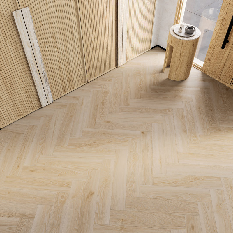 Panele winylowe Dąb Herbaciany Klasa 34 5+1mm Barlinek Next Step Herringbone z podkładem - obrazek 3