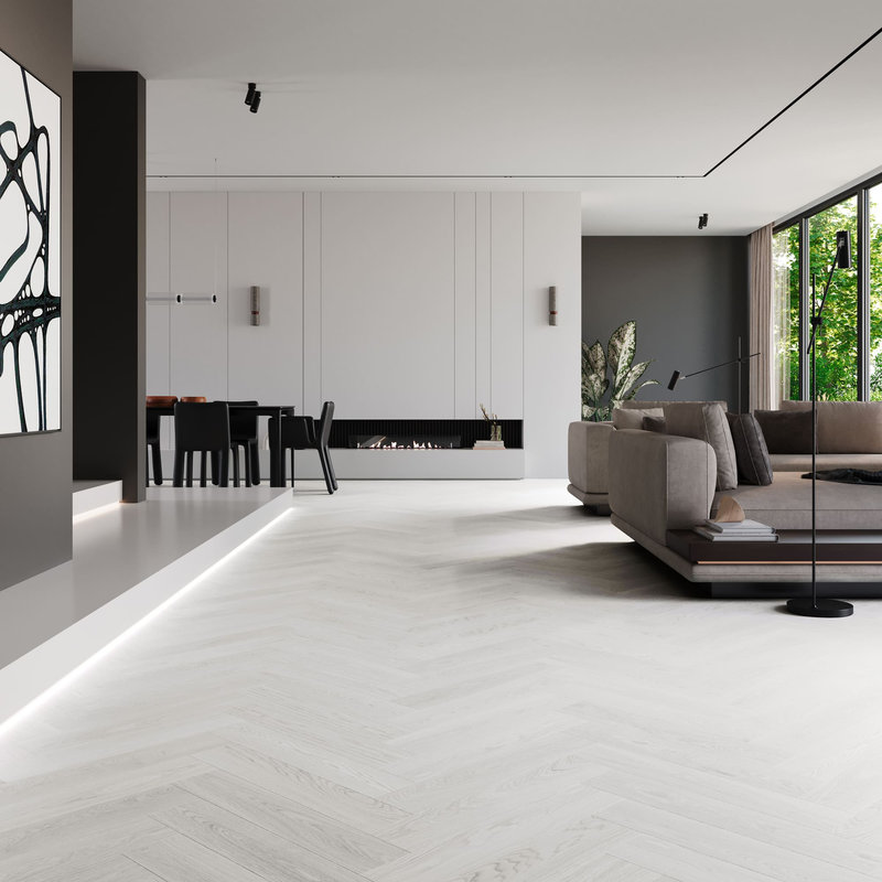 Panele winylowe Dąb Diamentowy Klasa 34 5+1mm Barlinek Next Step Herringbone z podkładem - obrazek 4