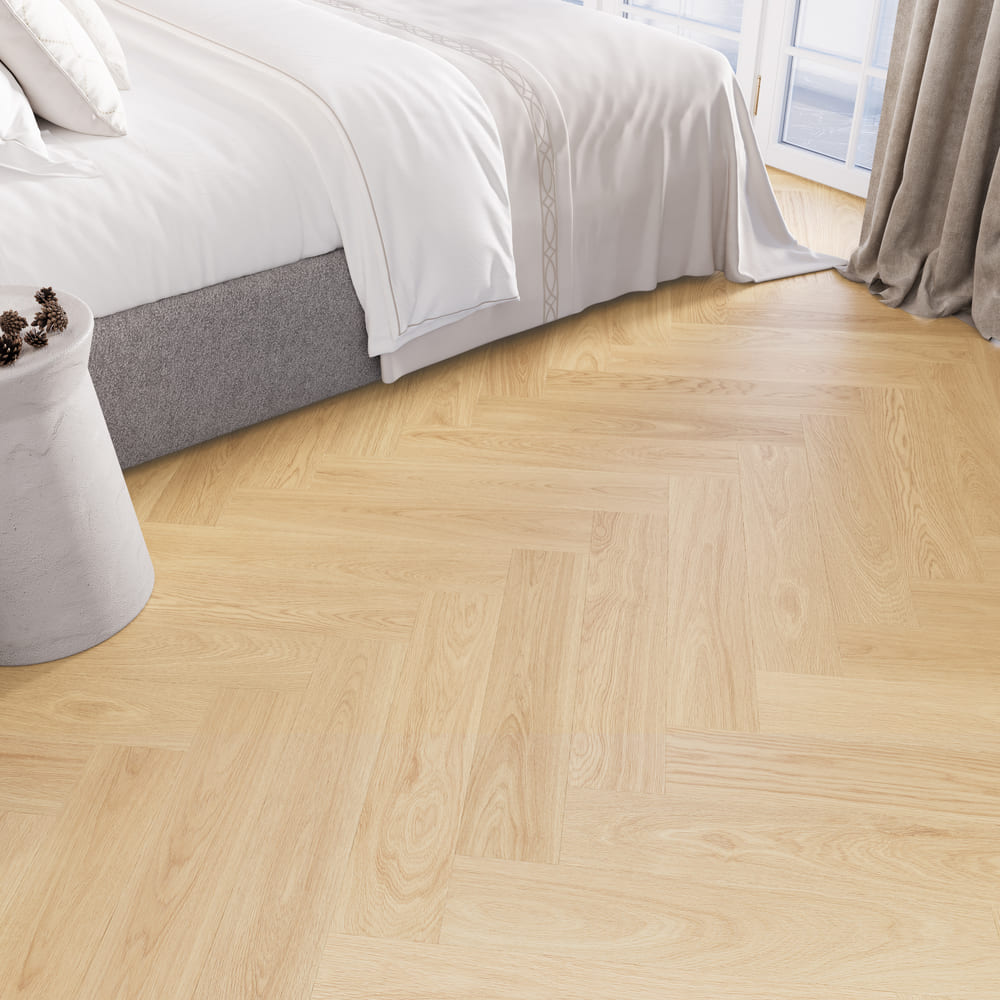 Panele winylowe Dąb Wanilinowy Klasa 34 5+1mm Barlinek Next Step Herringbone z podkładem - obrazek 4