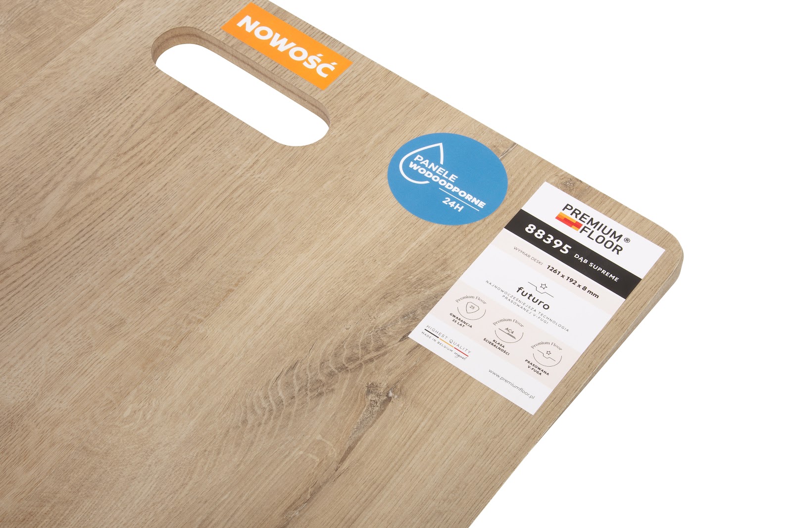 Panele laminowane Dąb Supreme Klasa AC4 8mm Futuro Premium Floor