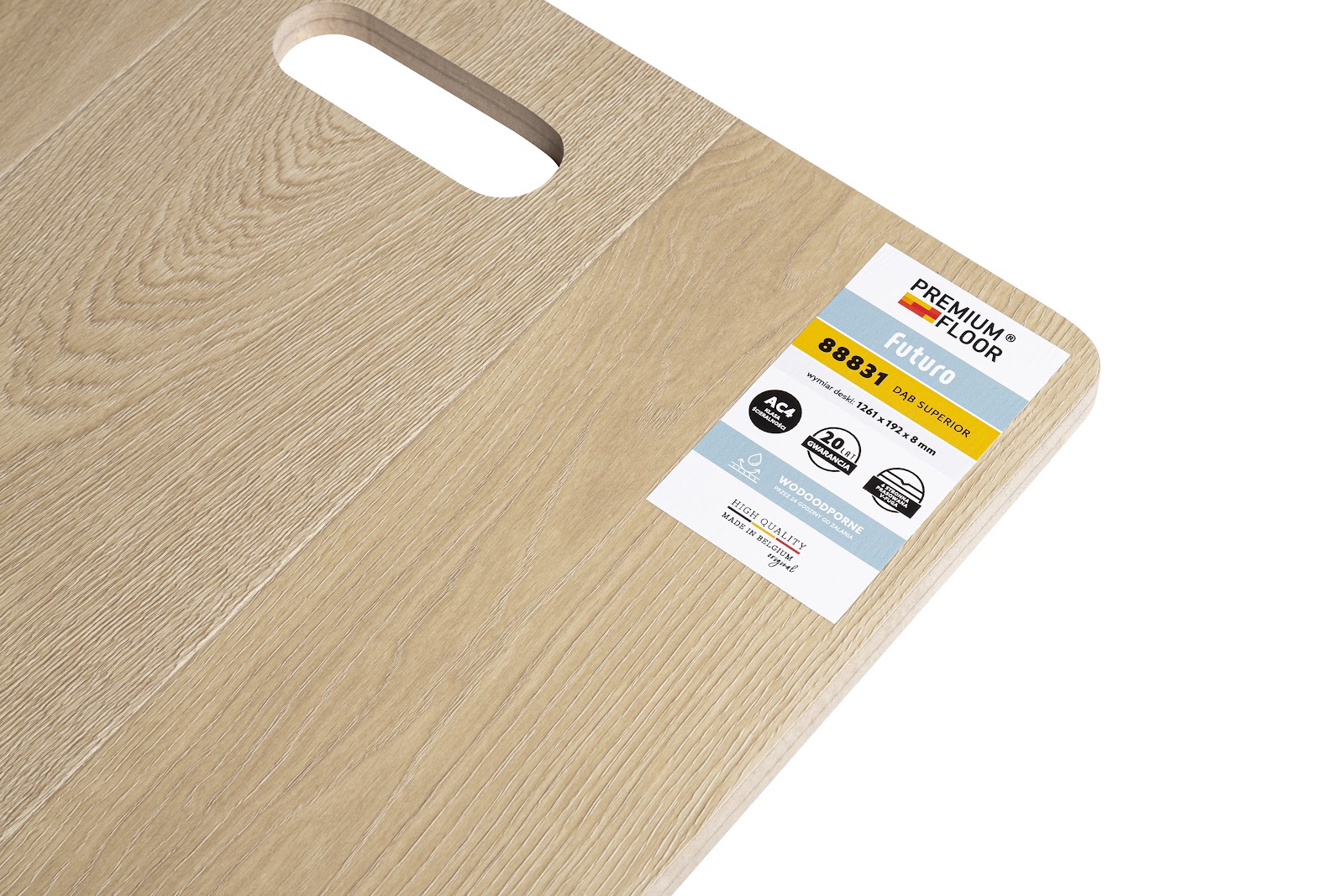 Panele laminowane Dąb Superior Klasa AC4 8mm Futuro Premium Floor