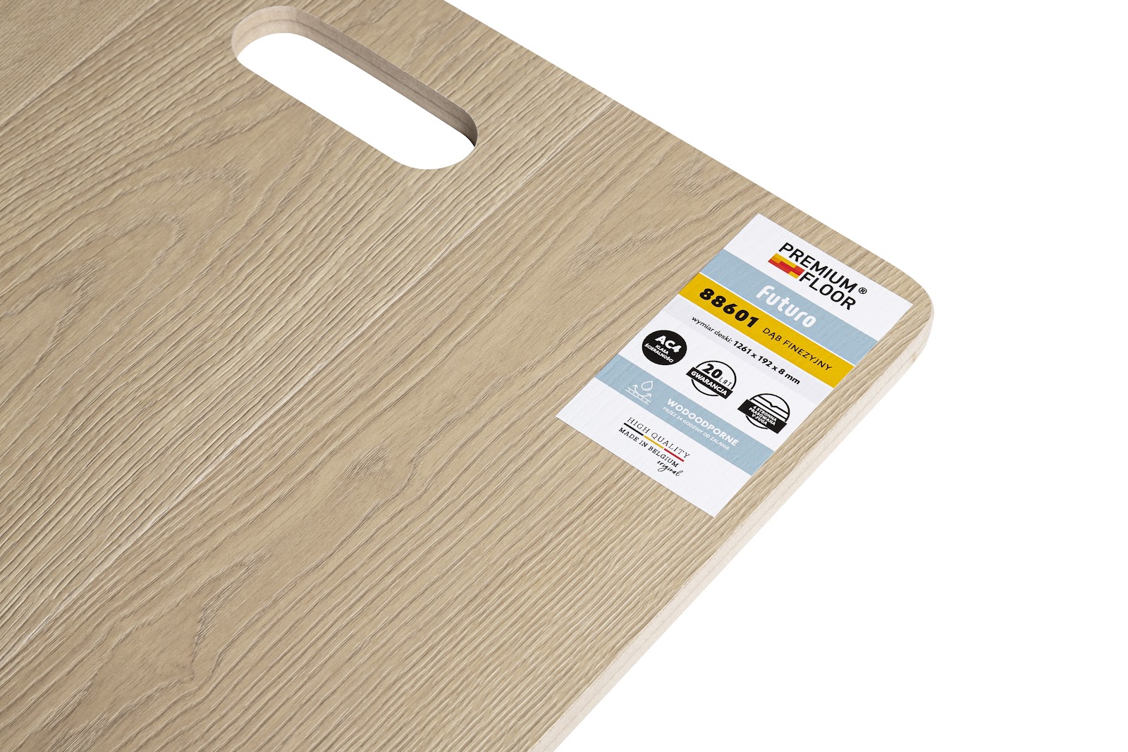 Panele laminowane Dąb Finezyjny Klasa AC4 8mm Futuro Premium Floor